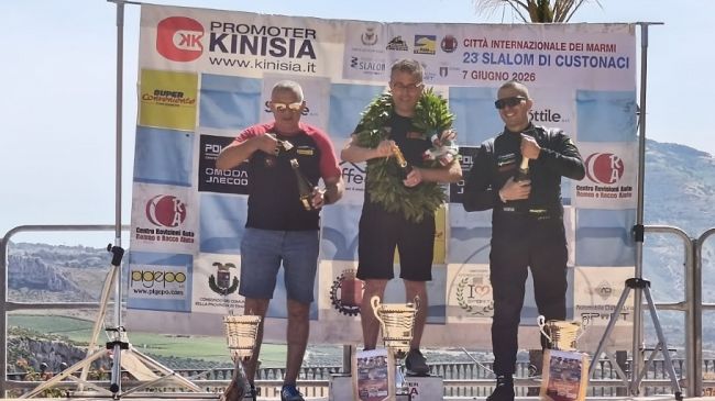 ​Custonaci, Giuseppe Virgilio vince il 23° Slalom “Città Internazionale dei Marmi”