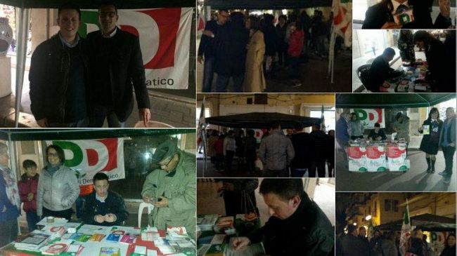 PD Mazara, buona riuscita della giornata di mobilitazione nazionale del Partito Democratico