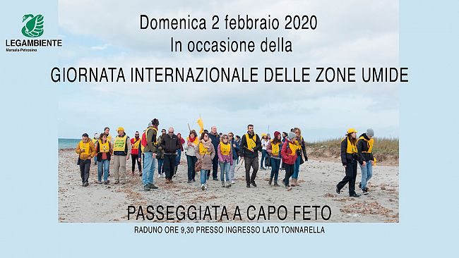 Giornata Mondiale delle Zone Umide, Legambiente: il 2 febbraio visita a Capo Feto