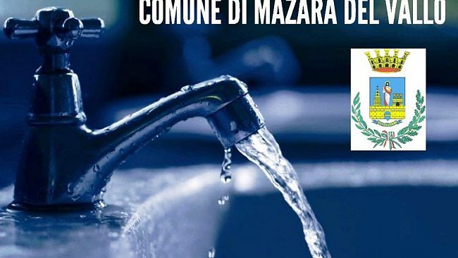 Mazara, Avviso di possibili disagi idrici