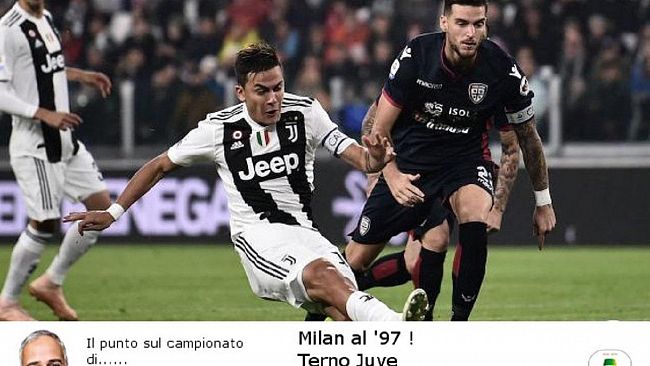 Terno della Juve, quaterna per Lazio e Torino. Cinquina per Napoli e Inter. Milan al ’97 !
