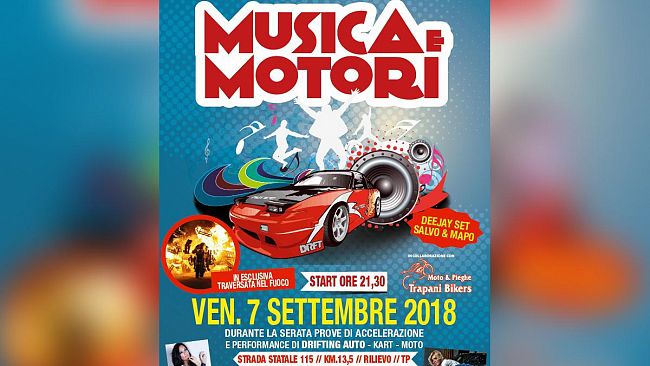 Rilievo, nel mini autodromo di Kinisia, l’evento “Musica e Motori”
