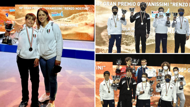 Campionati regionali e italiani U14: titoli e medaglie per la Scherma Mazarese