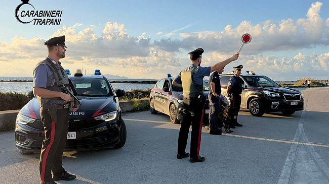 Controlli straordinari dei Carabinieri a Marsala, Trapani e Mazara