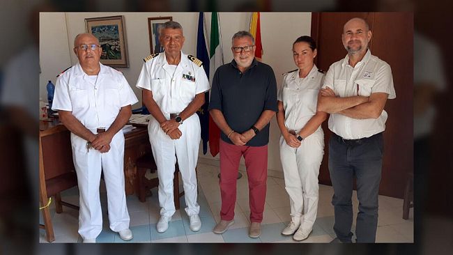 Favignana, il sindaco incontra il neo comandante Capitaneria di Porto Cassone