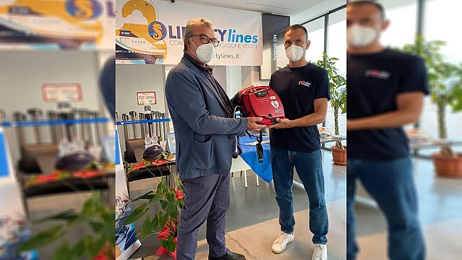 L'Associazione Live Onlus consegna 9 defibrillatori alla Liberty Lines