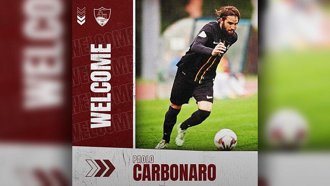 Paolo Carbonaro è un nuovo giocatore del Trapani