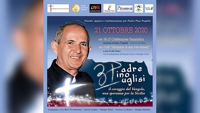 Trapani, oggi pomeriggio un incontro per ricordare Don Pino Puglisi