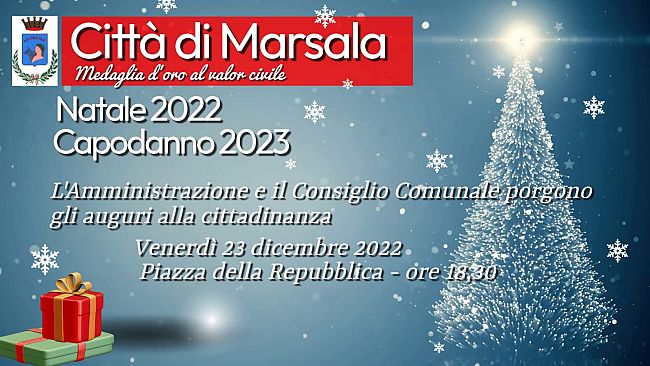 Marsala, gli auguri alla cittadinanza e il 