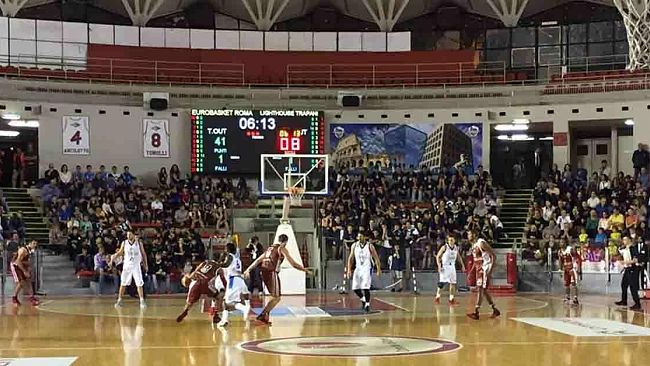 Trapani, prima sconfitta stagionale della Pallacanestro Trapani contro L’Eurobasket Roma
