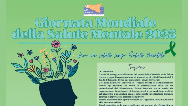 Mazara celebra la Giornata Mondiale della Salute mentale 2025: ecco gli eventi in programma 