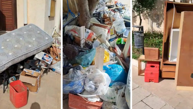 Favignana, nuovo abbandono di rifiuti, il sindaco presenta una denuncia