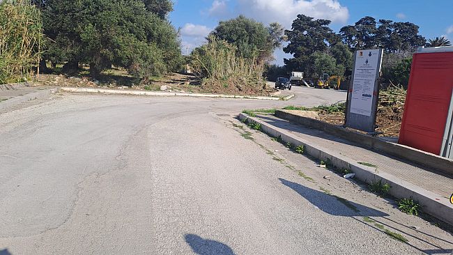 Erice. Via Tivoli, partiti i lavori per il completamento della strada