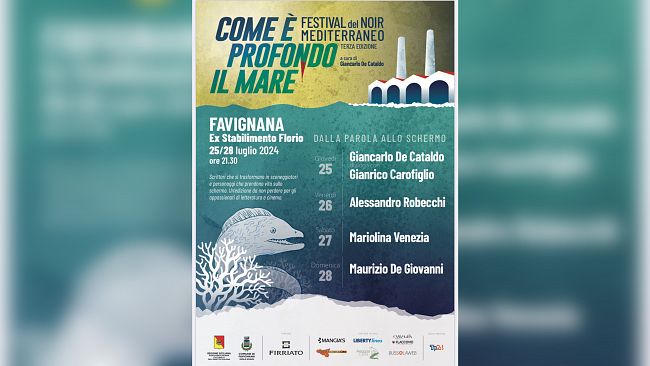Favignana Noir: dal 25 al 28 luglio la terza edizione del festival 