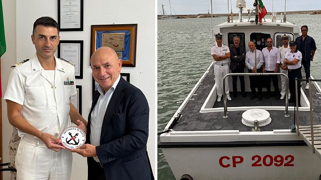 Mazara, visita del Procuratore della Repubblica Fernando Asaro alla Capitaneria di Porto