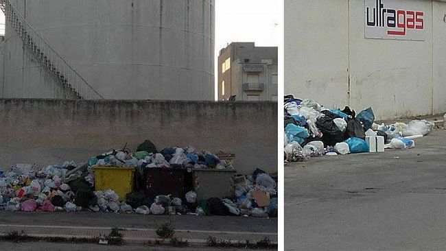 Mazara, pericolose montagne di spazzature adiacenti ai depositi Pinta & Zottolo ed Ultragas. Nessuno interviene?