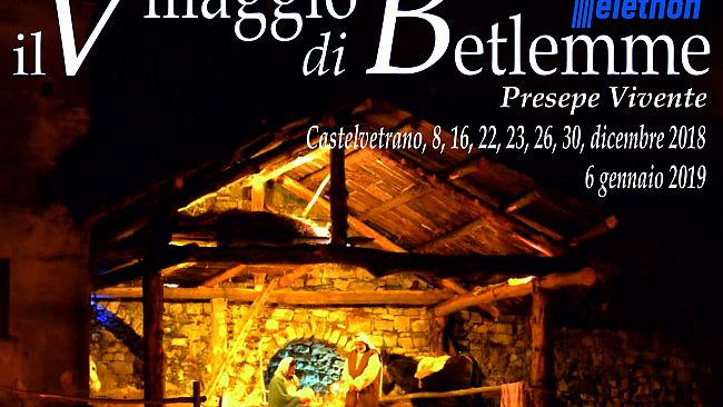 Il villaggio di Betlemme per raccogliere fondi per Telethon. Sabato la presentazione