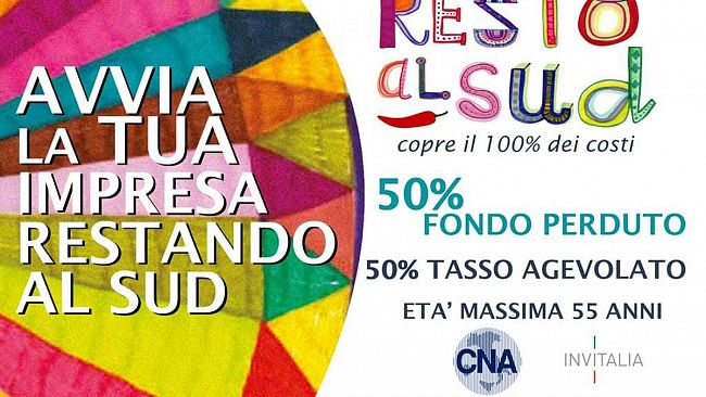 CNA Trapani promuove Resto al sud, ora esteso agli under 56