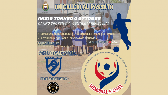 Pantelleria, dal 4 ottobre il torneo 