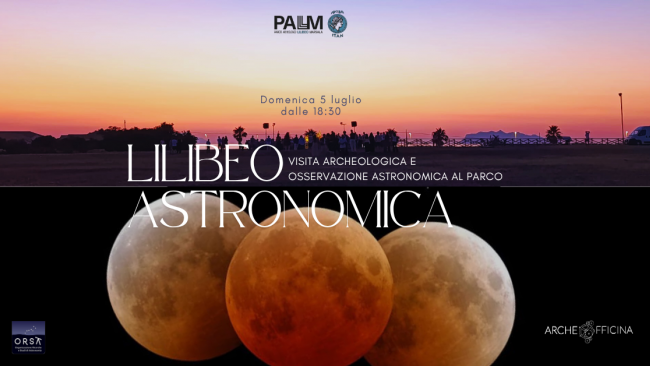 Lilibeo astronomica: archeologia al tramonto e cielo stellato a Marsala il 5 luglio 2026