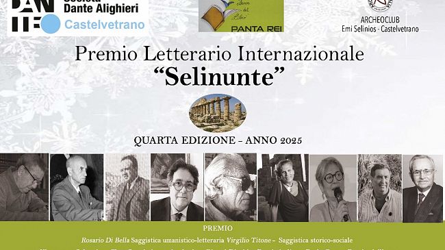 Tutti i premiati della IV^ edizione del Premio letterario internazionale Selinunte