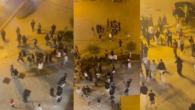 Mazara, maxi lite tra giovanissimi in Piazza Mokarta