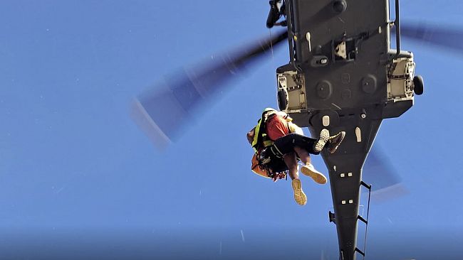 Escursionista colto da malore salvato con un elicottero dell'Aeronautica Militare a Levanzo