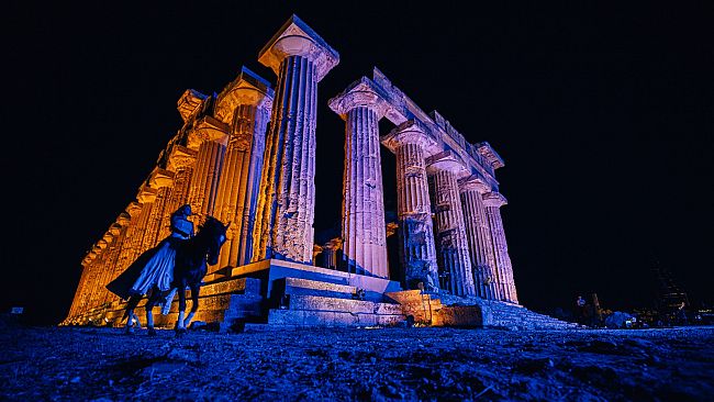 Parco Archeologico di Selinunte, quasi 400 spettatori per la prima “Alba Equestre”