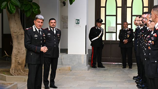 ​Trapani, in visita il Generale Del Monaco comandante della Legione Carabinieri Sicilia