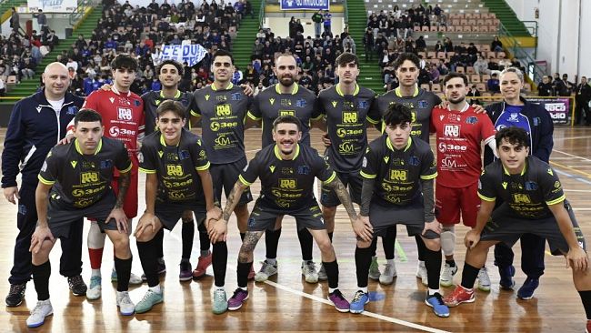 Marsala Futsal che vince 4-1 in casa contro History Roma