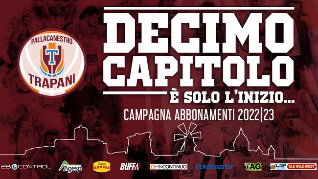 Pall. Trapani: presentazione della campagna abbonamenti