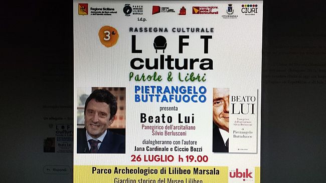 Pietrangelo Buttafuoco a Marsala il 26 luglio per la rassegna culturale di Loft Cultura