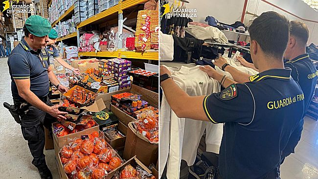 ​Sequestrati 56 mila articoli tra non sicuri e contraffatti, denunciati 2 commercianti nel Catanese