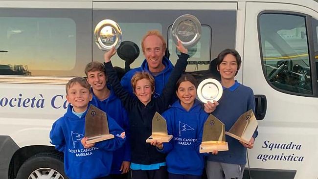 Trofeo Optimist Kinder 2021: i timonieri della Canottieri Marsala sul podio