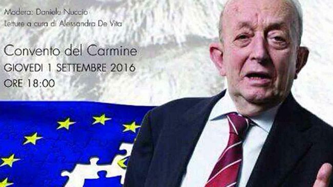 Prossimi eventi in programma: Giovedì in città Tullio De Mauro