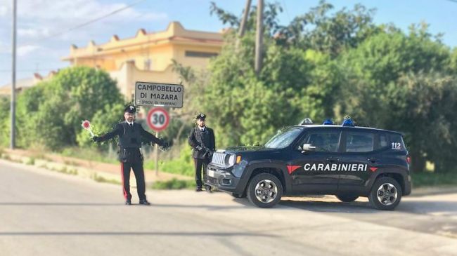 Campobello di Mazara. Controllo del territorio: i Carabinieri effettuano un arresto per evasione