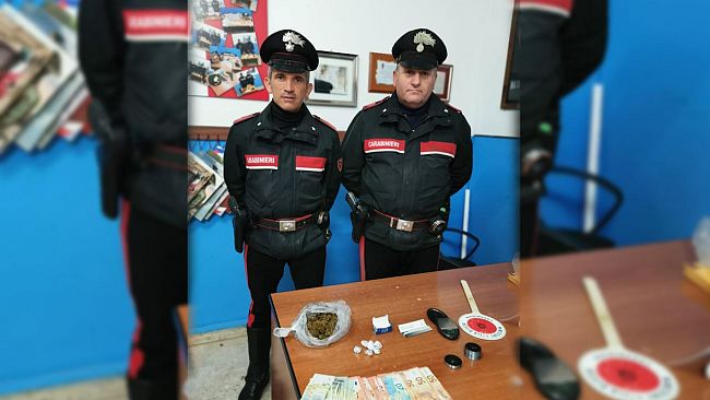 Trapani: spaccio di droga nel centro storico. Un arresto dei Carabinieri