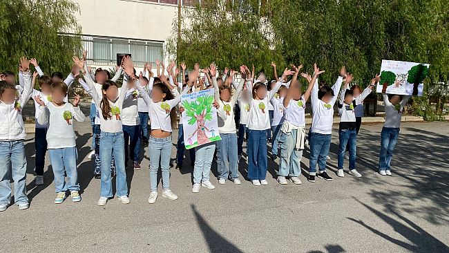 Settimana dell'albero 2024: piantumati nuovi alberi nelle scuole ericine