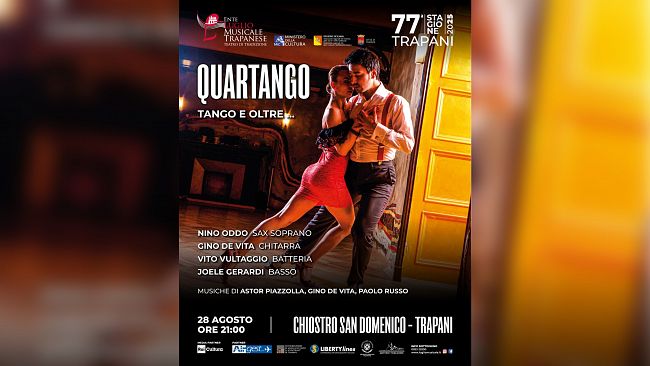 Ente Luglio musicale, ​Quartango porta il nuevo tango a Trapani