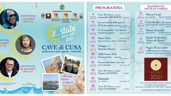 Presentato il Cartellone degli eventi estivi “E… STATE CON NOI 2021”
