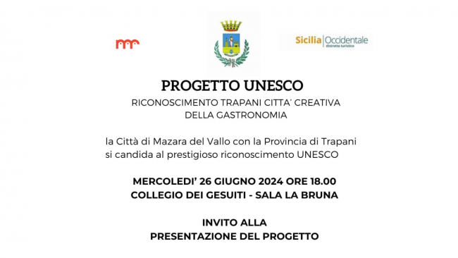 Mazara partecipa al progetto per la provicia di Trapani 