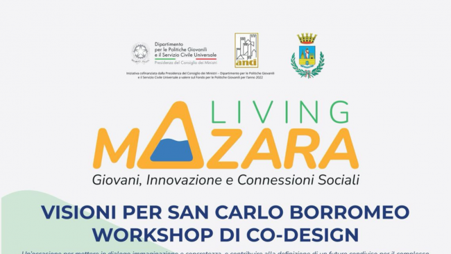 Mazara, sabato il  workshop di Co-Design 