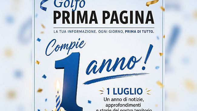 PrimaPaginaGolfo compie un anno: 365 giorni di informazione quotidiana sul territorio