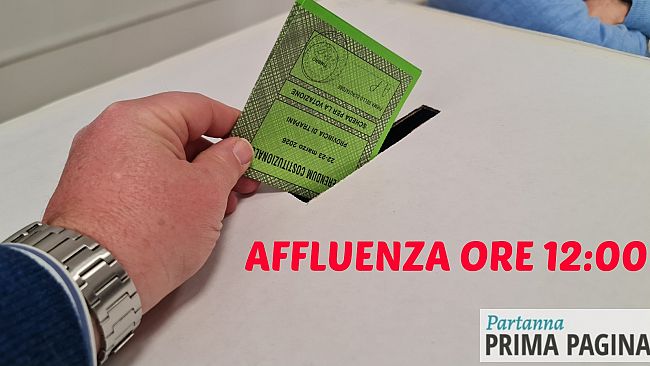 Referendum 2026: affluenza ore 12:00