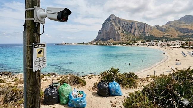 ​San Vito Lo Capo. Avviata installazione di telecamere contro l’abbandono dei rifiuti