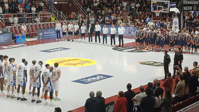Basket LBA, Trapani Shark - Germani Brescia 50-36 all'intervallo 
