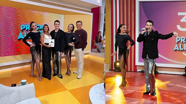 Il ballerino mazarese Natale Manciaracina nel programma tv portoghese “Praça da Alegria”