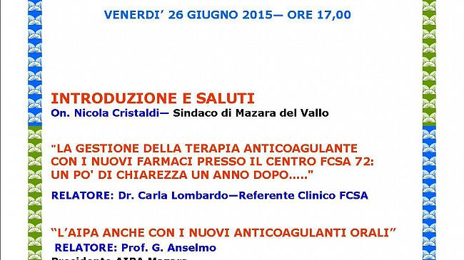 A.I.P.A. Mazara: IX incontro medico-paziente