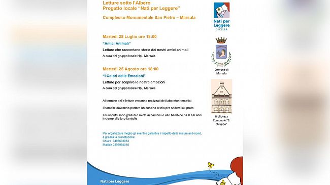 Letture sotto l’albero – martedì secondo appuntamento. Tema di questo nuovo incontro “i Colori delle Emozioni”