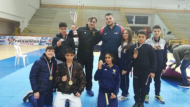 Taekwondo, incetta di medaglie ai regionali di Bagheria per il Team Taegym Academy